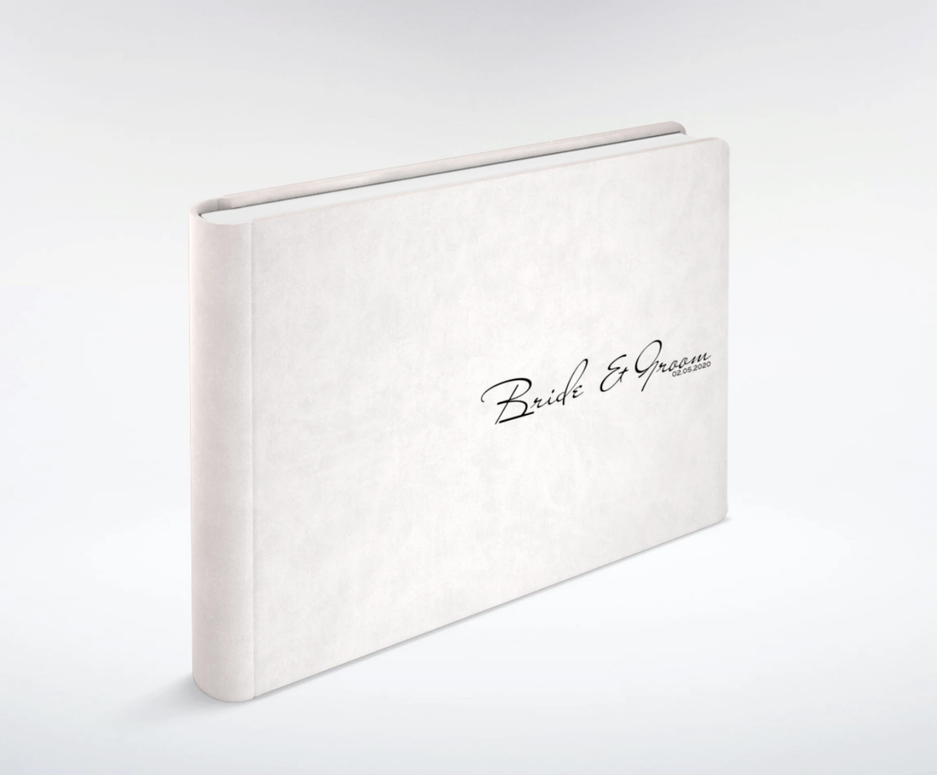 A white book with black writing on it. (listing)